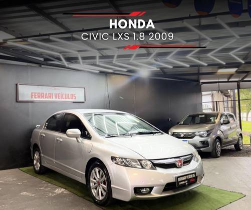 HONDA CIVIC 1.8 LXS 16V FLEX 4P MANUAL HONDA CIVIC 1.8 LXS 16V FLEX 4P MANUAL